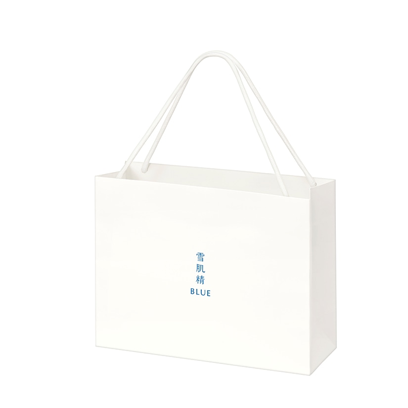 雪肌精 BLUE　ショッピング バッグ M