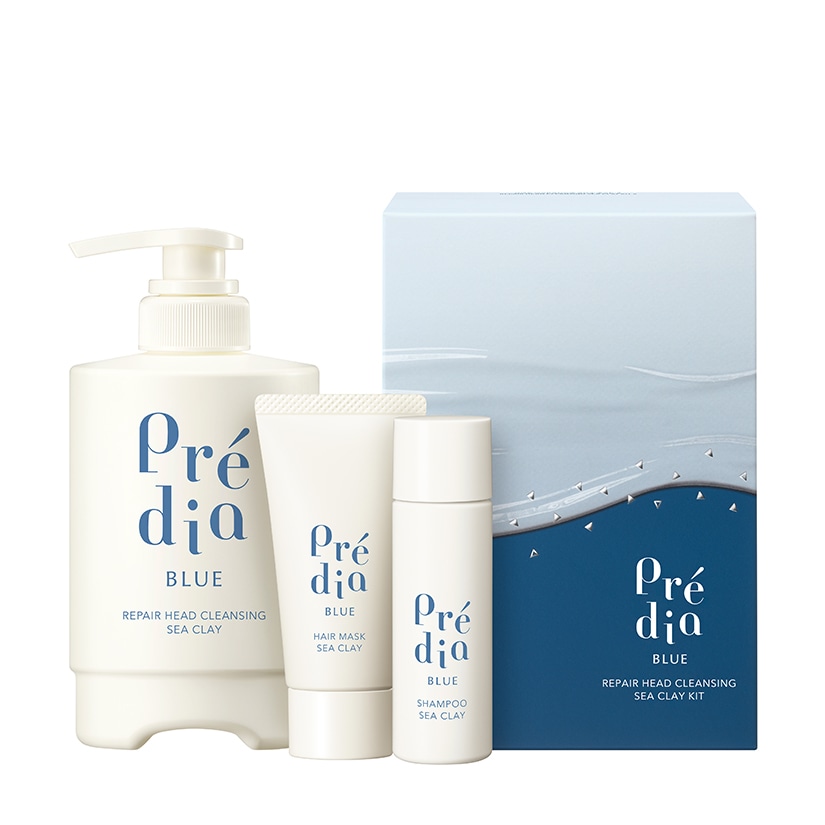 Predia BLUE リペア ヘッドクレンズ クレイ キット a