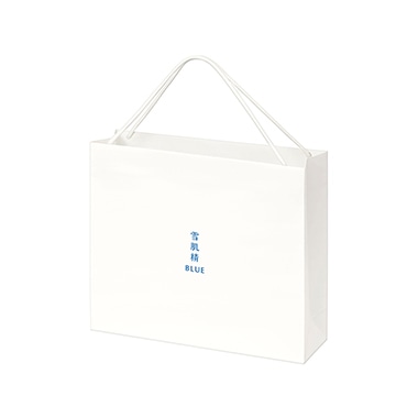雪肌精 BLUE　ショッピング バッグ L